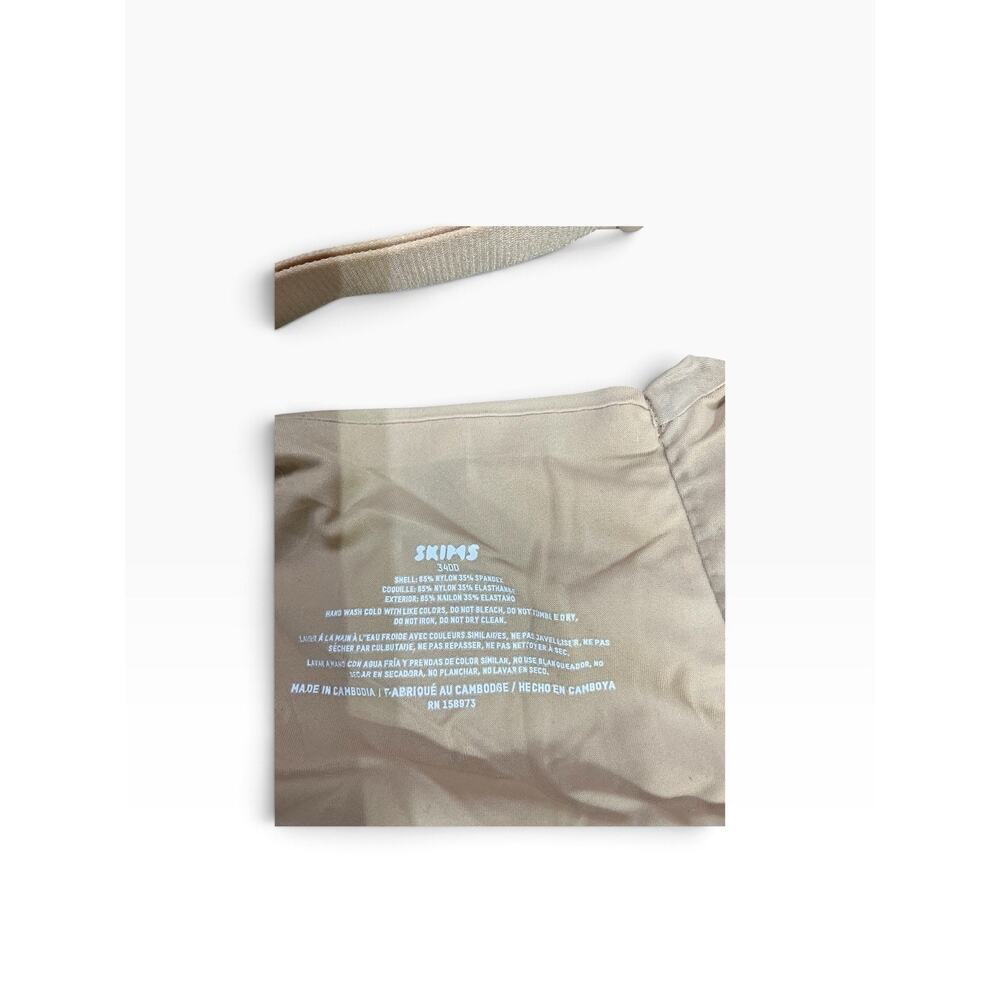 SKIMS Beige 34DD Solid Underwired Full Coverage Bra Hook & Eye Closure - Picture 7 of 9